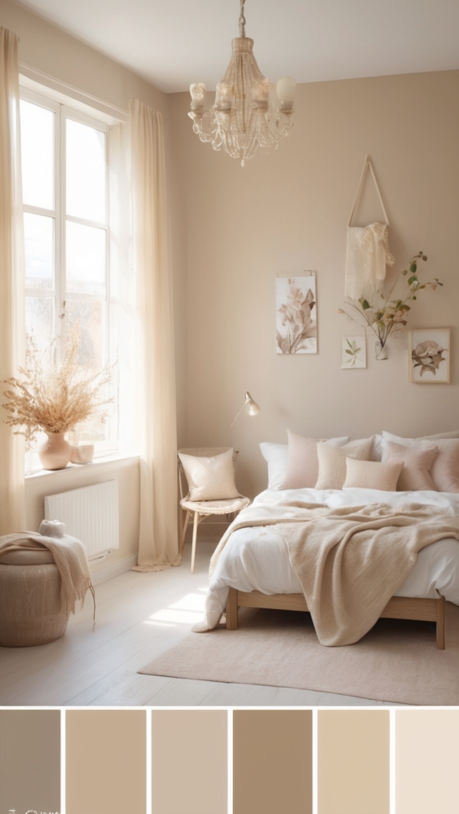 beige paint colors, beige home decor, neutral color palette, sandy beige, beige interior design