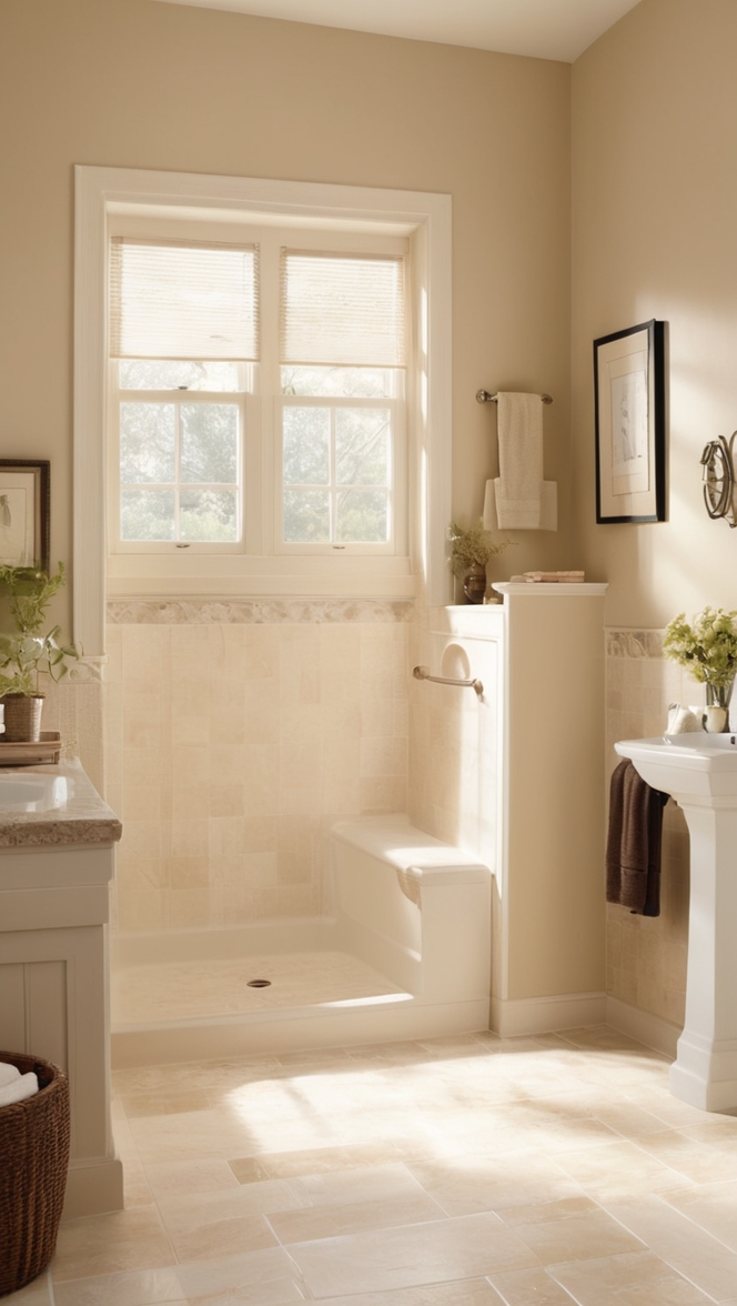 beige bathroom tiles, beige floor tiles, beige wall tiles, beige ceramic tiles, beige porcelain tiles