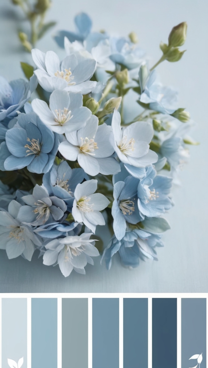 blue paint shades, sea blue palette, sky blue hues, navy blue color scheme, royal blue tones