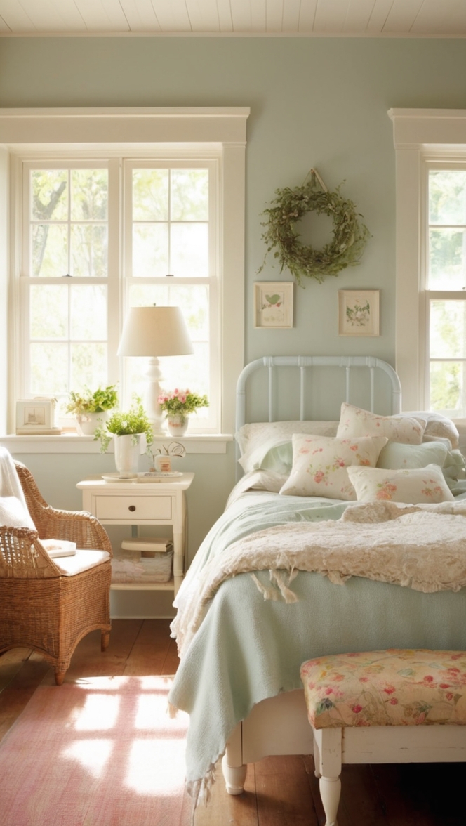 How can I transform my bedroom into a cozy cottage bedroom? ?