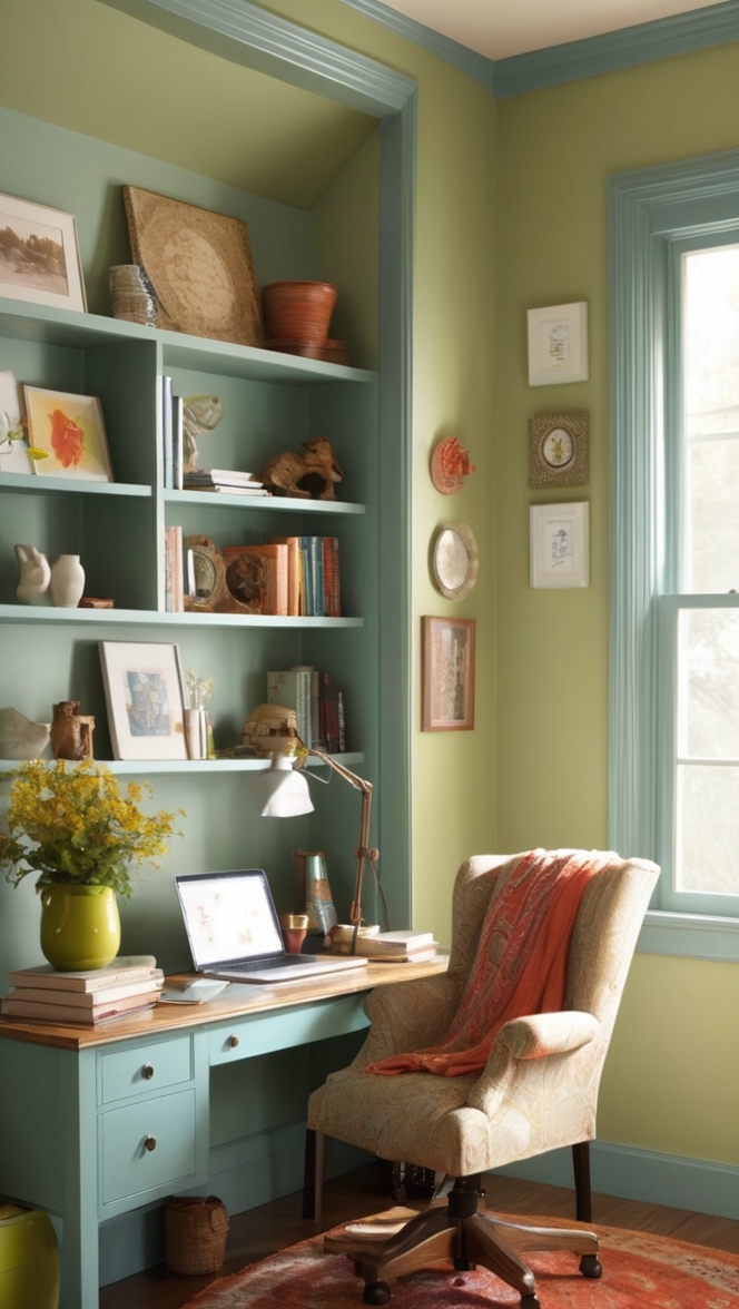 home office furniture, modern office decor, workspace organization, stylish office chairs, bohemian office design