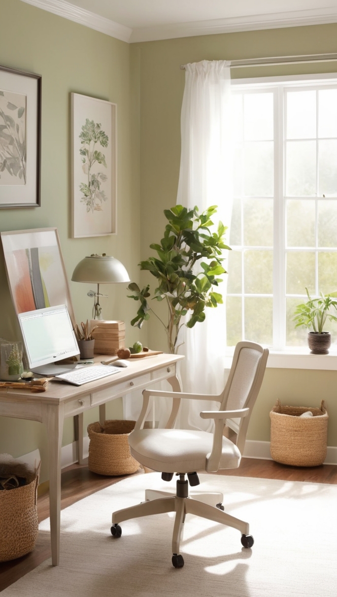 minimalist office decor, minimalist home office design, minimal office workspace, modern home office inspiration, simple office setup