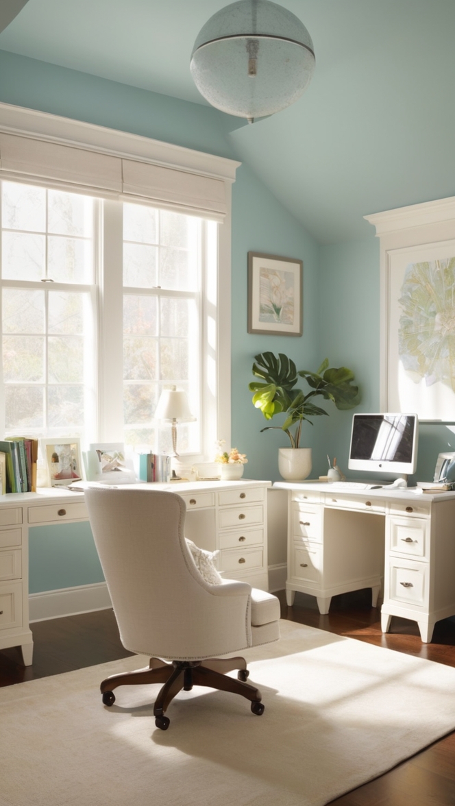 home office space, ideal home office design, productive work from home, modern home office setup, comfortable home office furniture