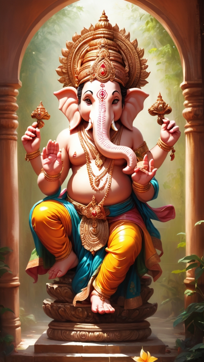 ganesh statue for home decor, hindu god statue, religious home decor, brass ganesh statue, spiritual home decor