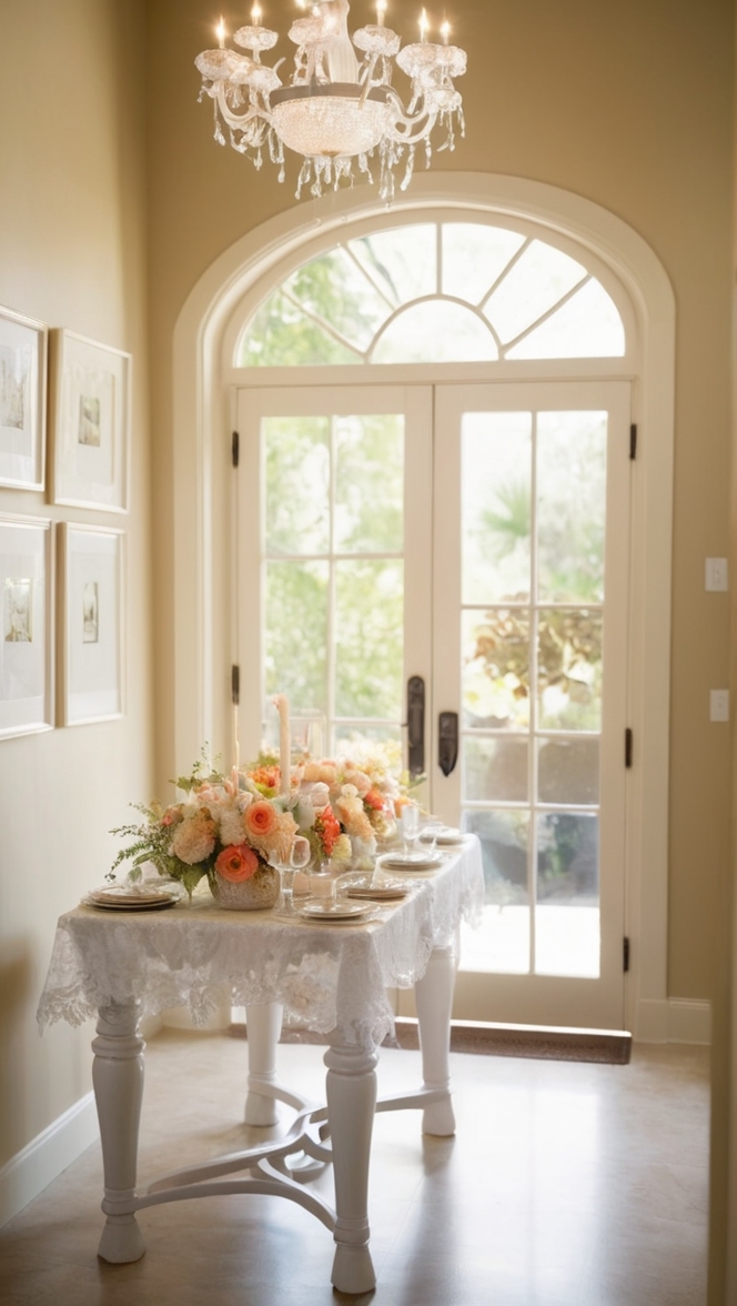 entryway tables, console table decorations, foyer table styling, front hall table decor, hallway table ideas