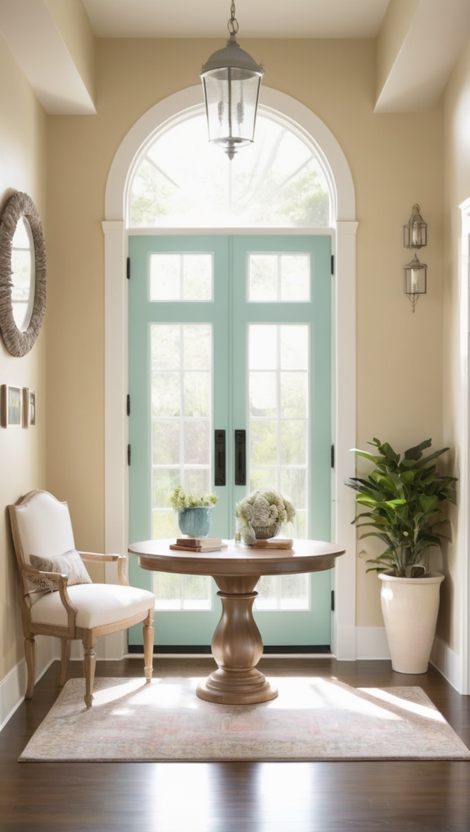 entryway table, console table, hallway table, foyer table, narrow entry table