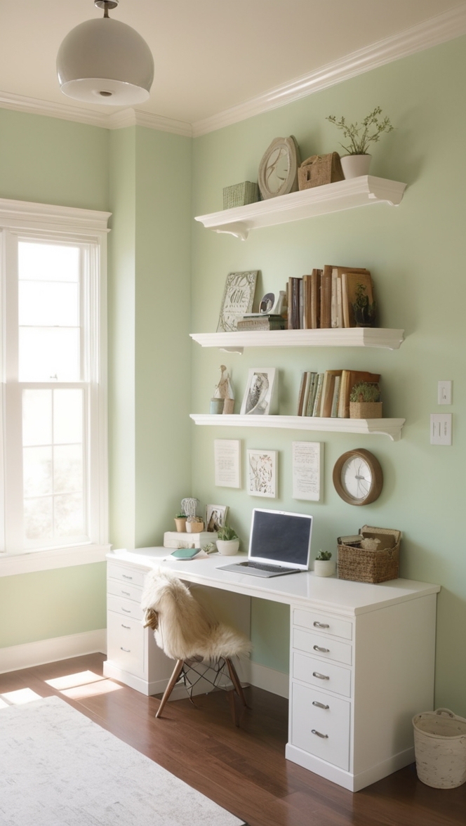 home office furniture, small office setup, work from home setup, compact home office, modern home office