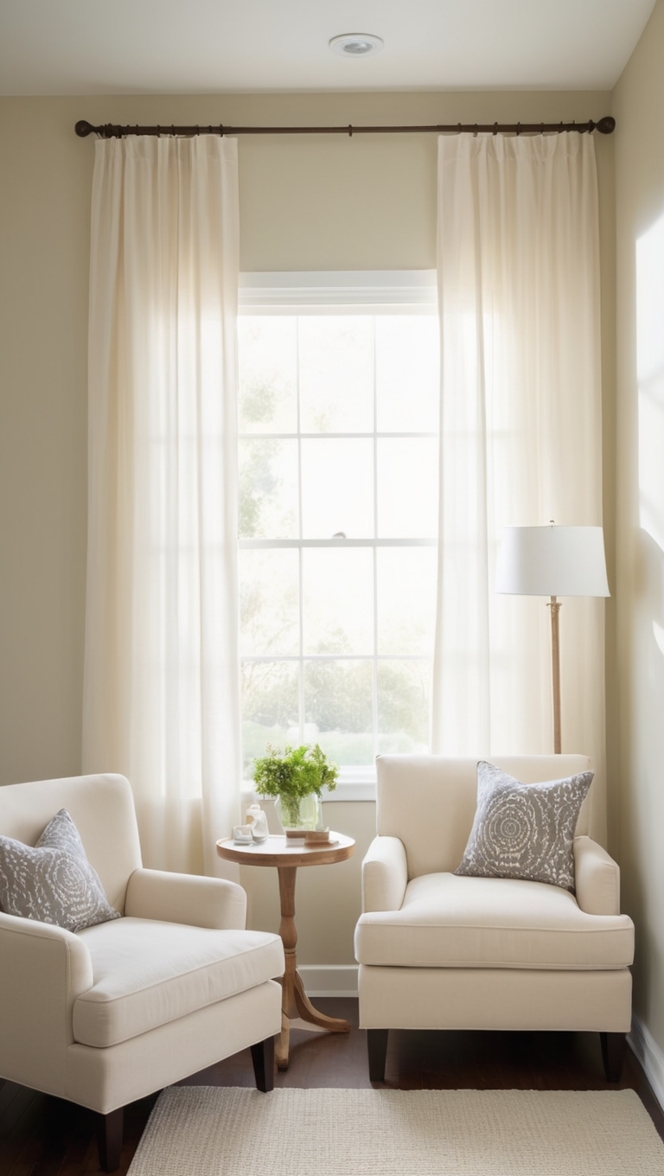 minimalist curtains, modern window treatments, simple drapes, contemporary curtains, sleek home decor