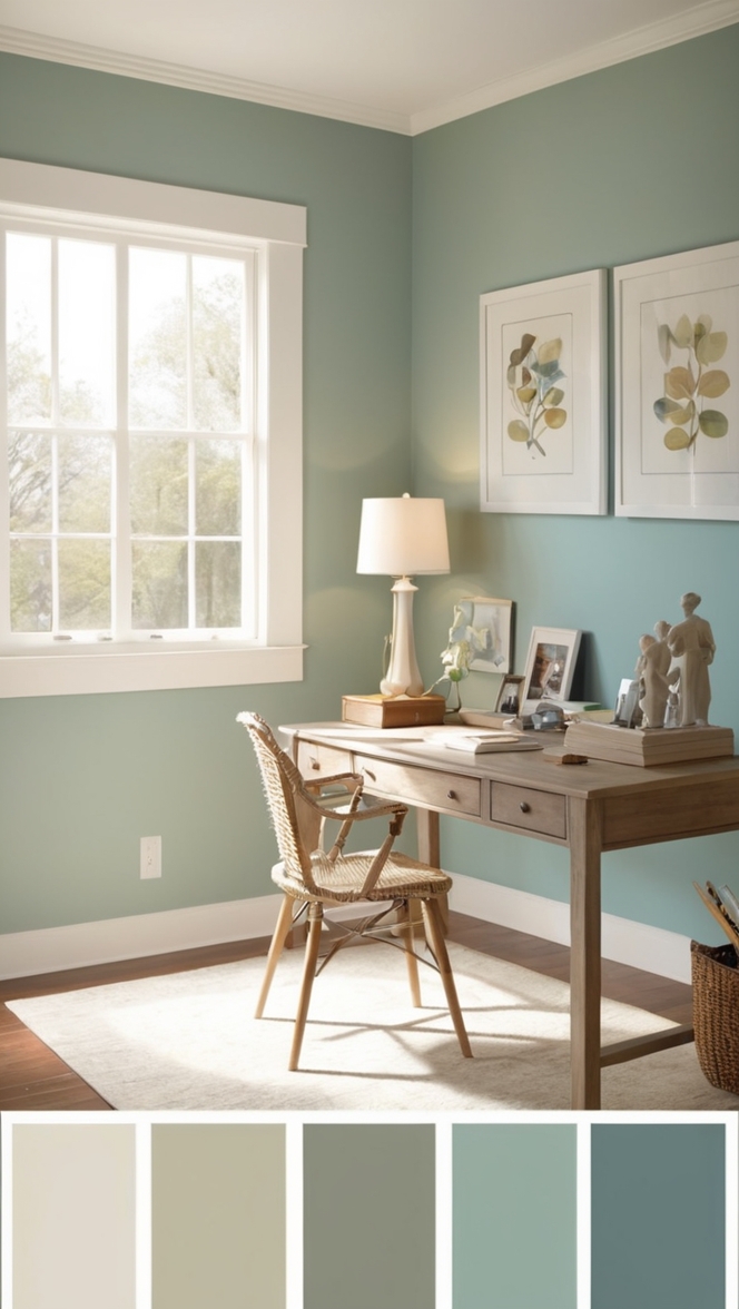 quarto, móveis, decoração, escritório em casa,  design de interiores