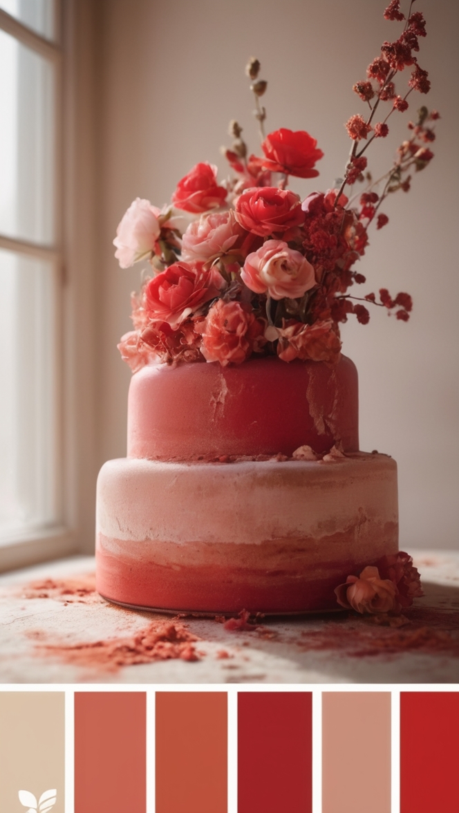 red color scheme, burgundy color palette, crimson color palette, scarlet color palette, ruby color palette