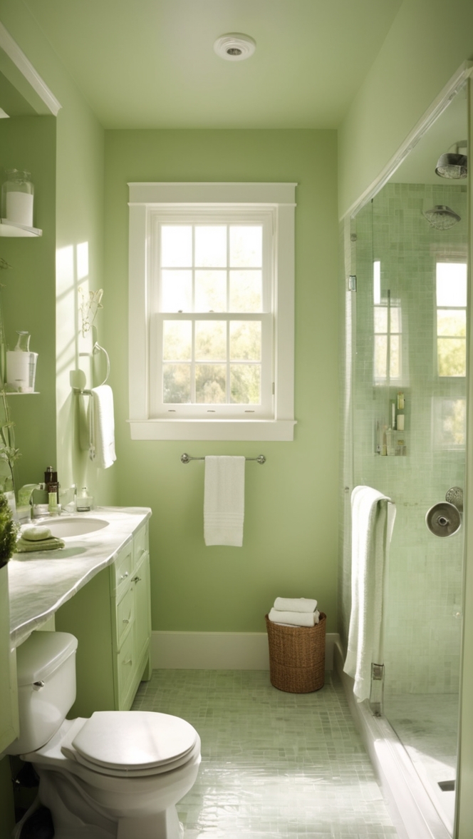 bathroom renovation ideas, green bathroom design, eco-friendly bathroom remodel, sustainable bathroom renovation, modern small bathroom makeover