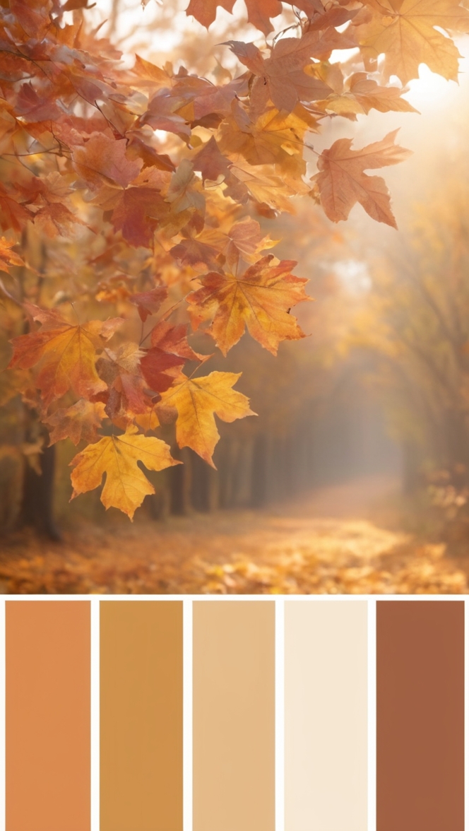 rustic orange, burnt sienna, terracotta, pumpkin spice, amber