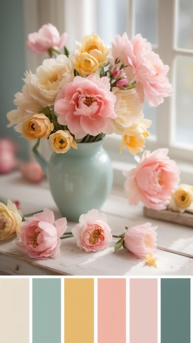 spring fashion trends, color blocking, pastel colors, vibrant hues, floral prints