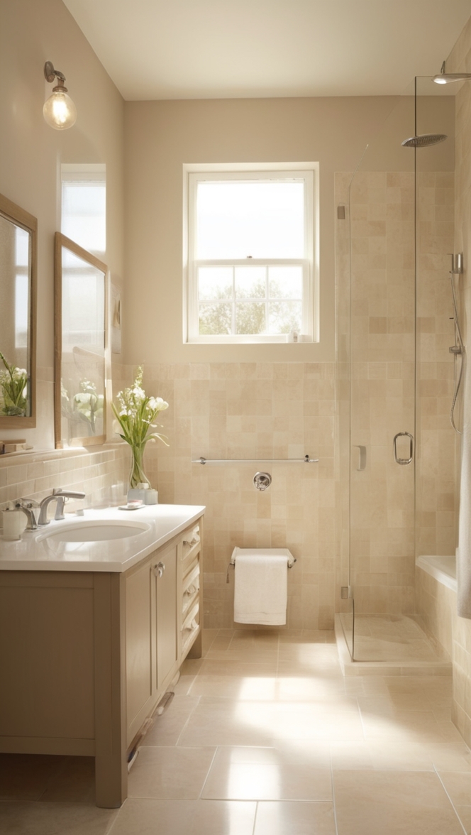 beige porcelain tiles, beige ceramic tiles, beige marble tiles, beige natural stone tiles, beige travertine tiles