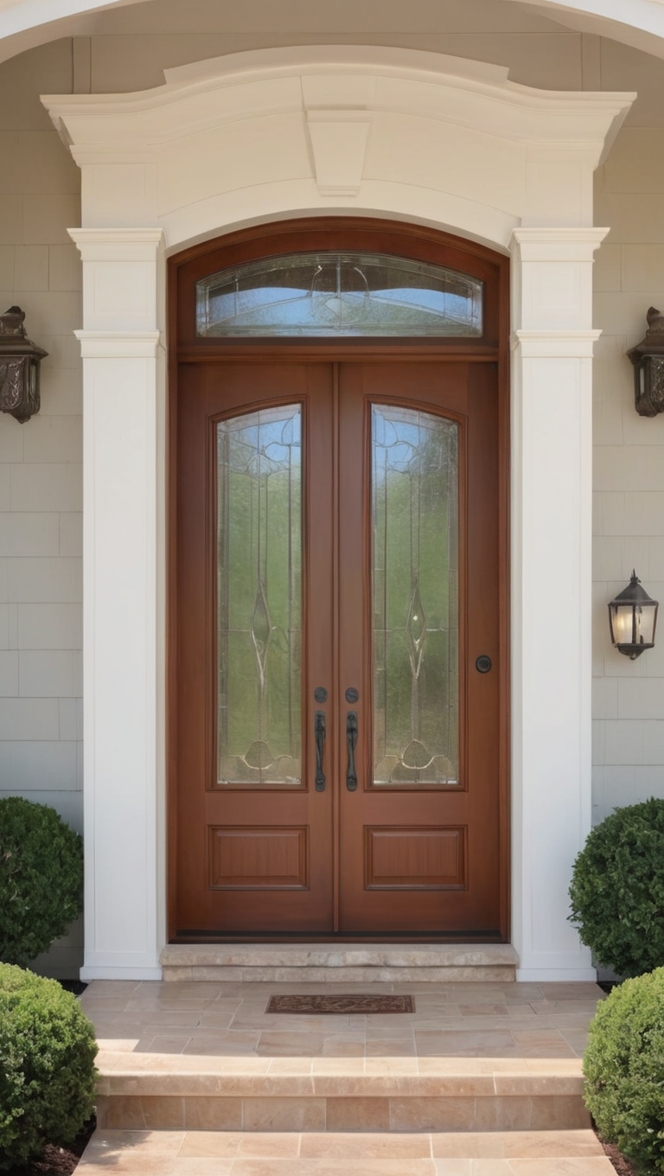 classic main entrance door, traditional front door, elegant entryway, grand foyer door, vintage doorway