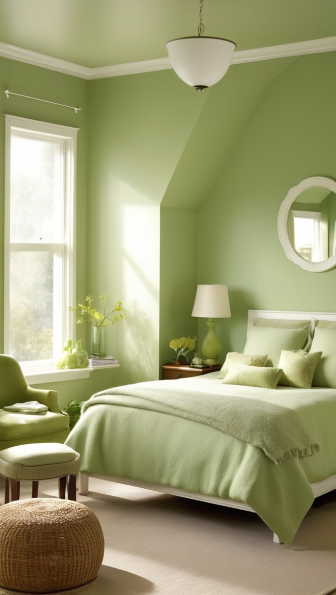 green bedding, organic cotton sheets, natural wool pillows, eco-friendly mattress, sustainable home decor