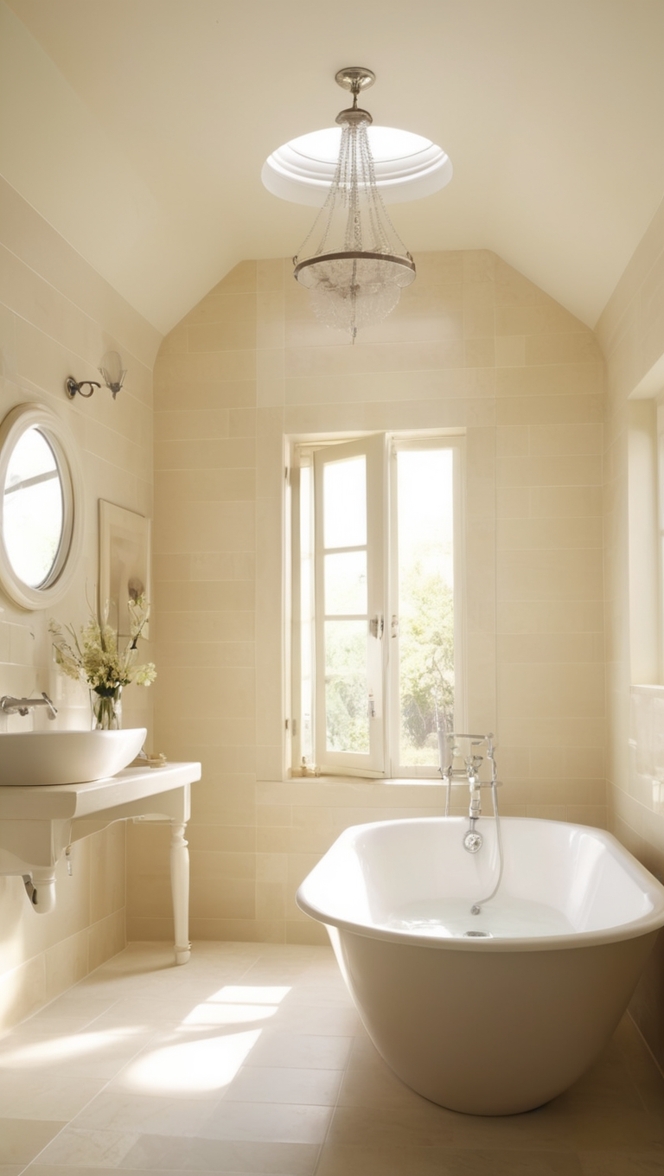 cream porcelain tiles, large cream tiles, glossy cream tiles, cream mosaic tiles, cream subway tiles