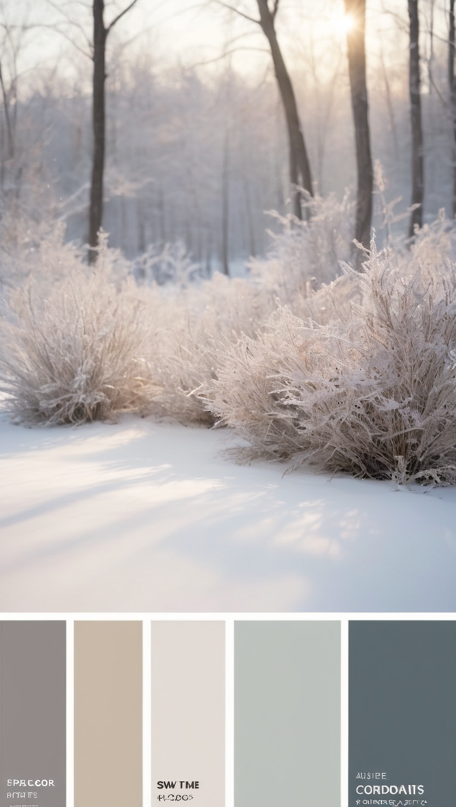 winter color palette,  dark color scheme,  deep winter hues,  moody color palette,  rich winter tones