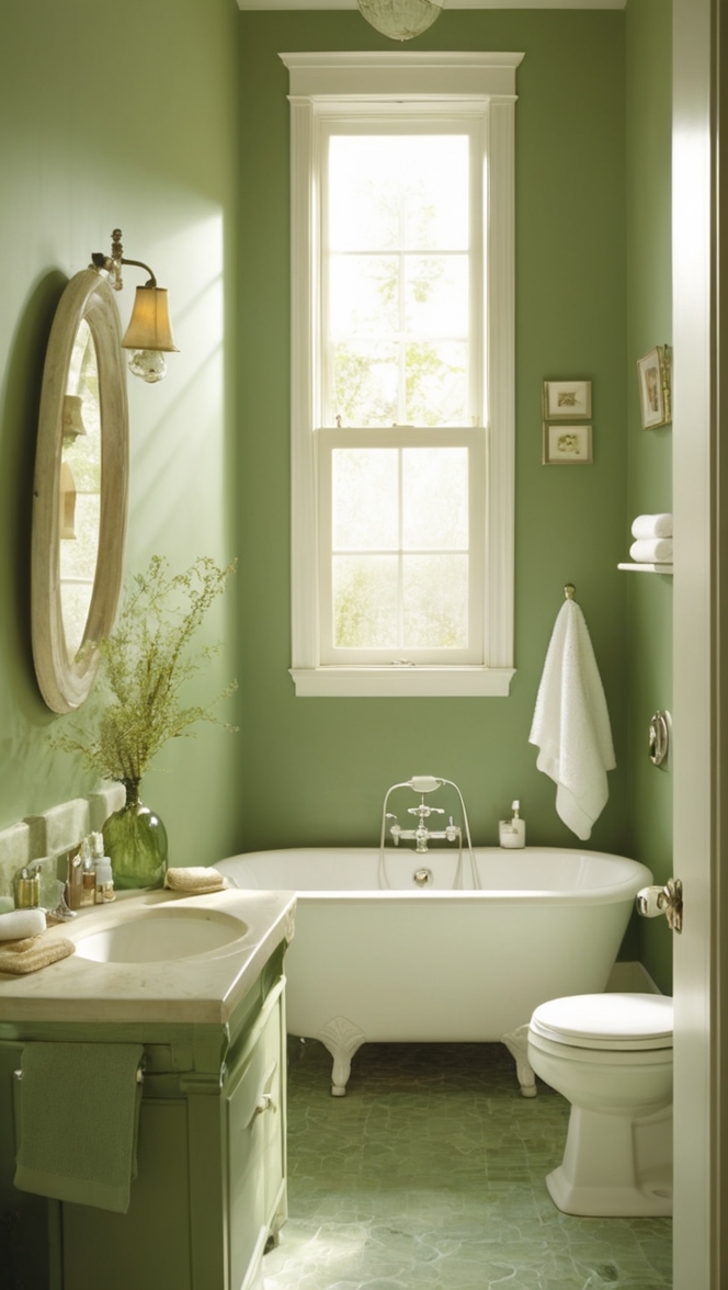 green bathroom decor, bathroom renovation ideas, luxury bathroom design, modern bathroom accessories, eco-friendly bathroom products