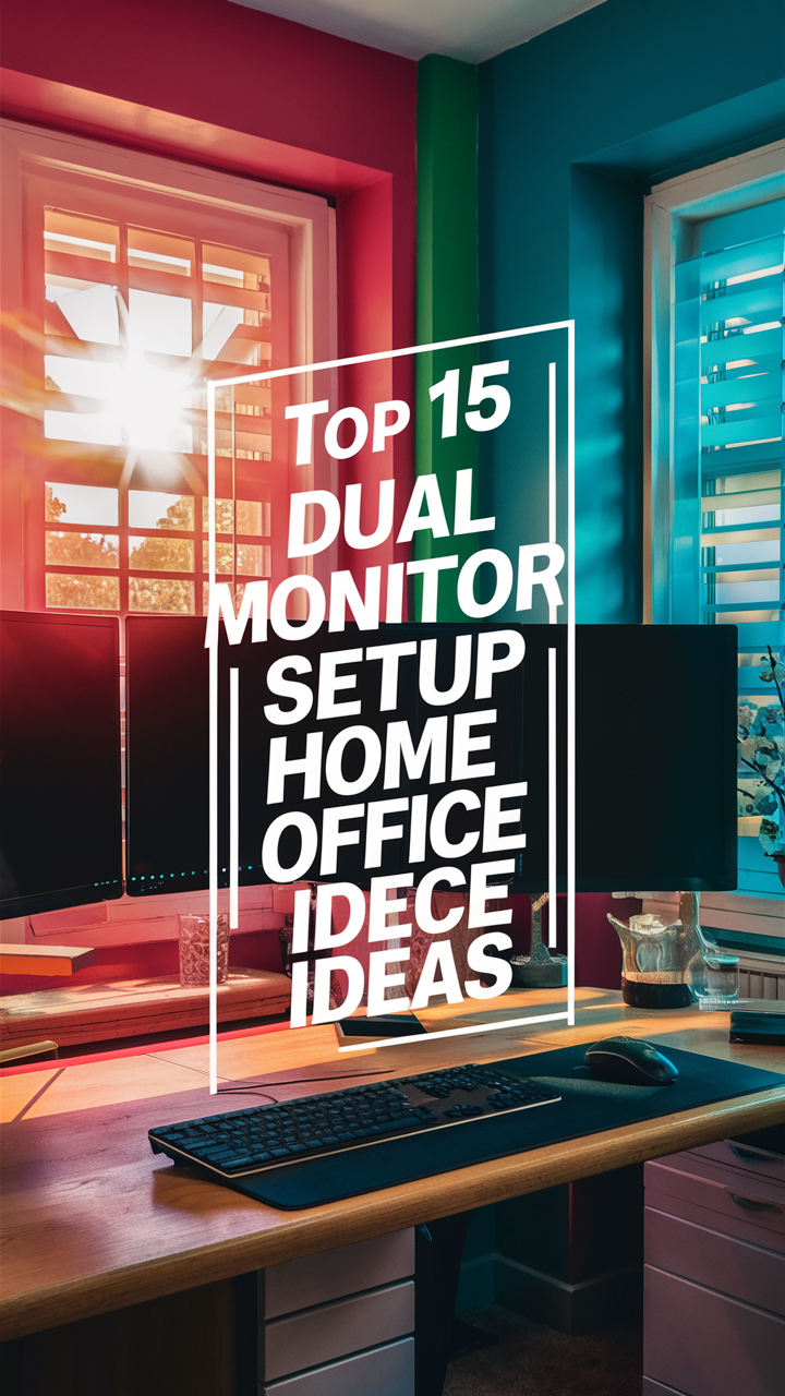 What are the best dual monitor setup home office ideas? ? - Lorena Cozy ...
