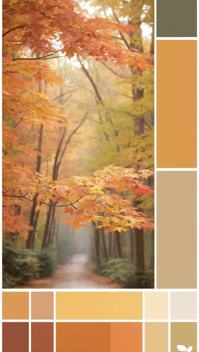 fall fashion colors, autumn color scheme, seasonal color trends, fall color theory, autumn color palette