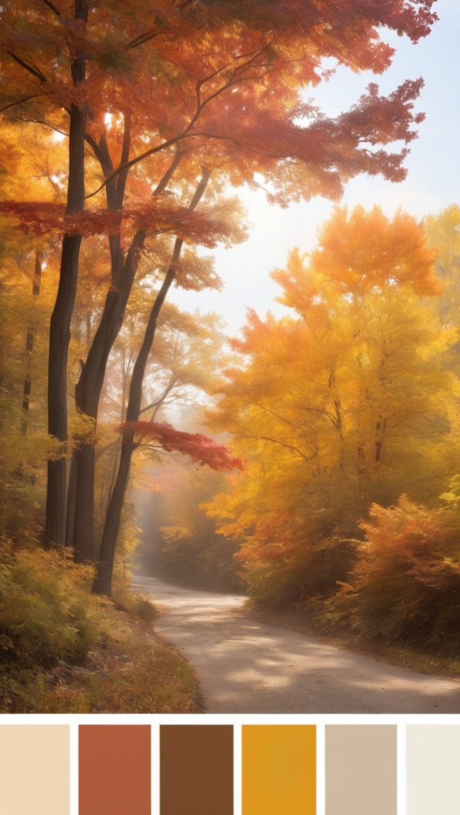 fall fashion colors, autumn color scheme, seasonal color trends, fall color theory, autumn color palette