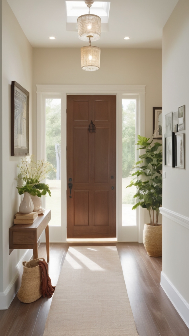 home decor, interior design, hallway design, modern home ideas, stylish entryway