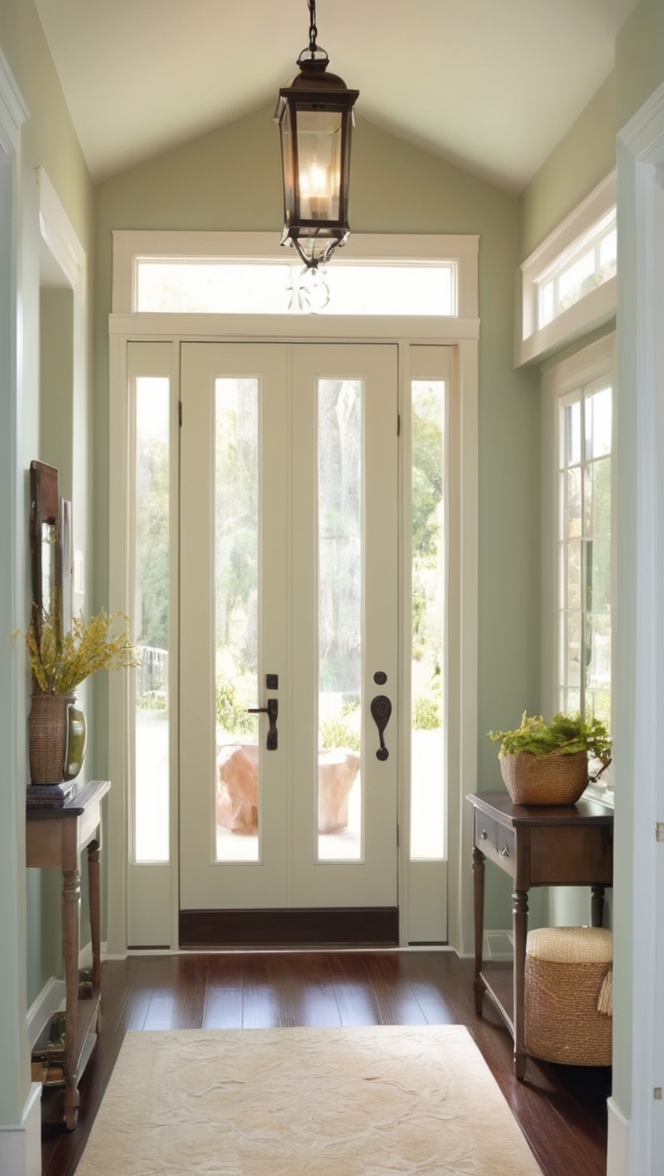 home decorating ideas, entryway design, foyer decor, hallway decoration, elegant entryway