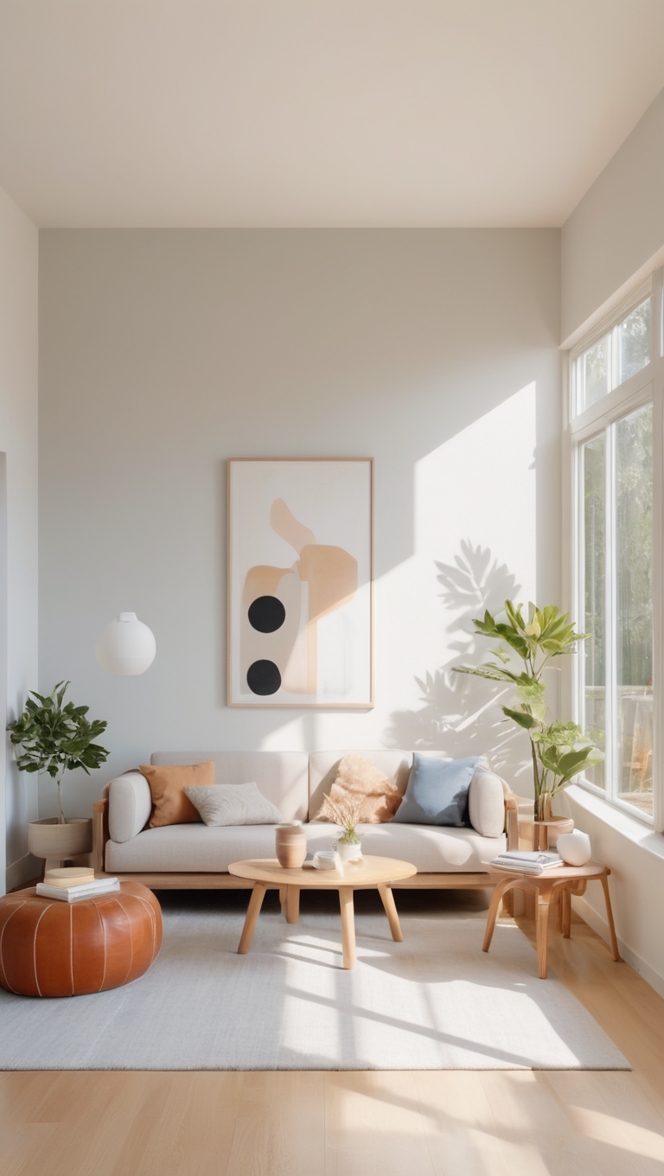 japandi living room decor, japandi interior design, japandi home decor, japandi style furniture, japandi decorating ideas