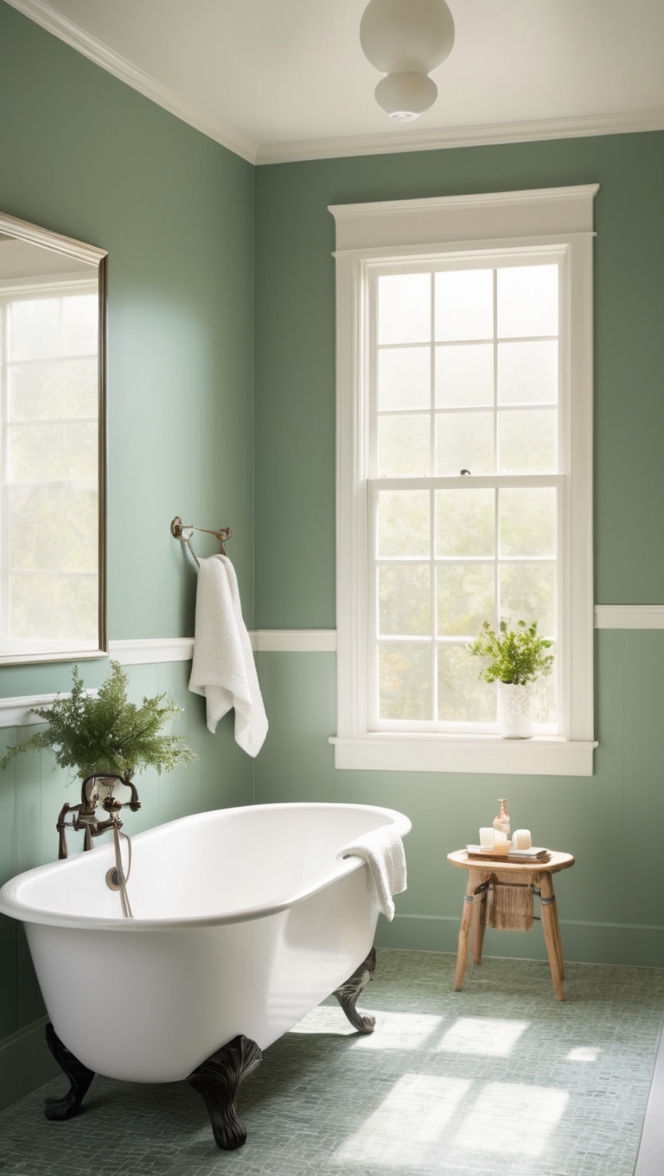 green bathroom decor, interior design, bathroom renovation, bathroom ideas, modern bathroom design