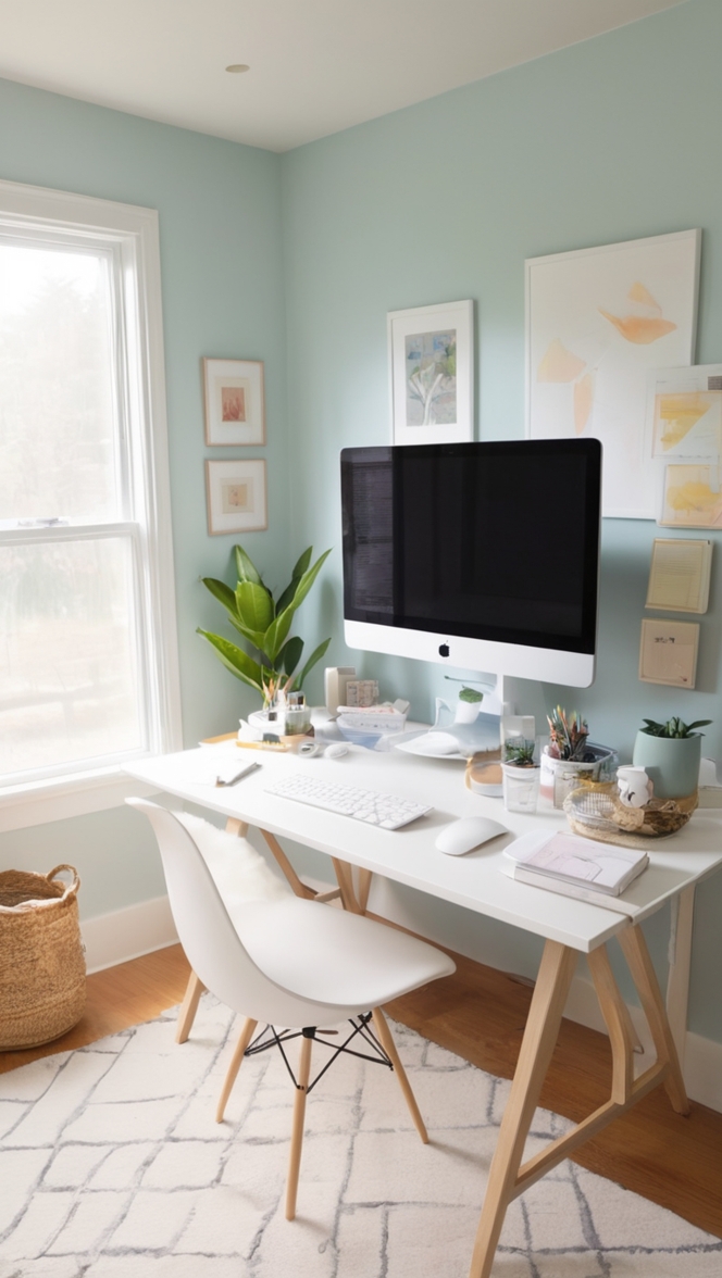 home office organization, ergonomic office furniture, productivity tools, work from home solutions, virtual office setup