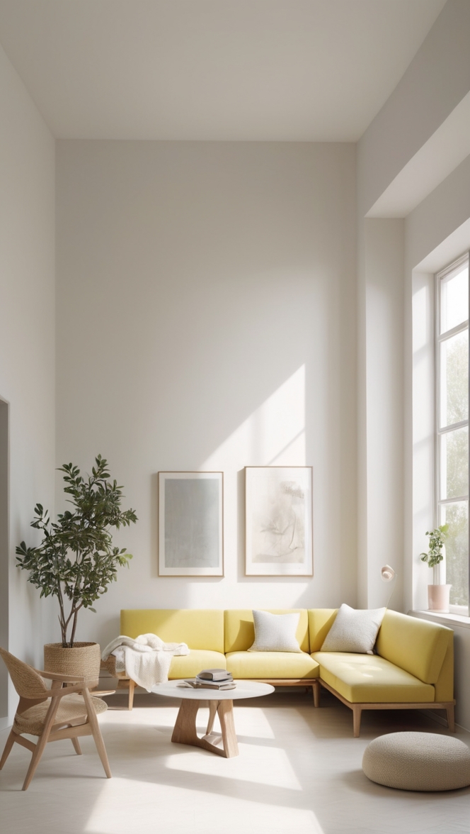 minimalist interior design, modern living room ideas, contemporary home decor, sleek furniture design, clean and uncluttered space