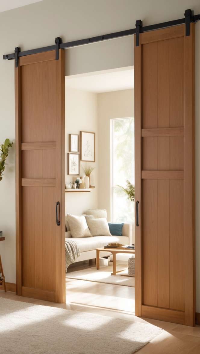 wood sliding door, modern wood doors, wooden sliding door, custom wood sliding door, interior wood sliding door