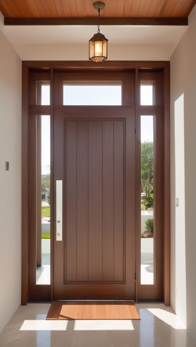 wooden main door design,, modern entrance door, contemporary wooden door, elegant front entrance, stylish main door