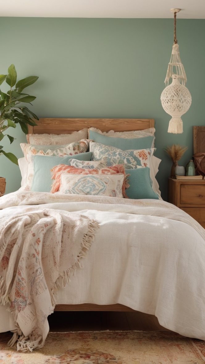 country chic bedroom, bohemian bedroom decor, rustic farmhouse bedroom, vintage country bedroom, shabby chic bedroom