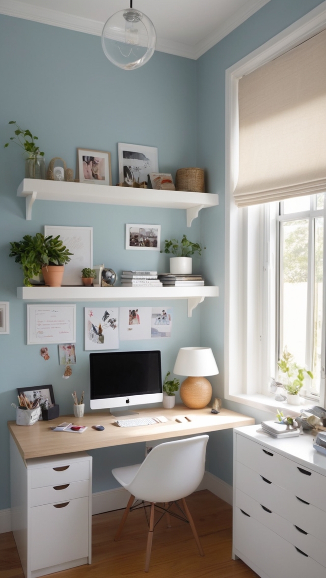 home office organization,home office furniture, small space solutions, home office design, bedroom office ideas