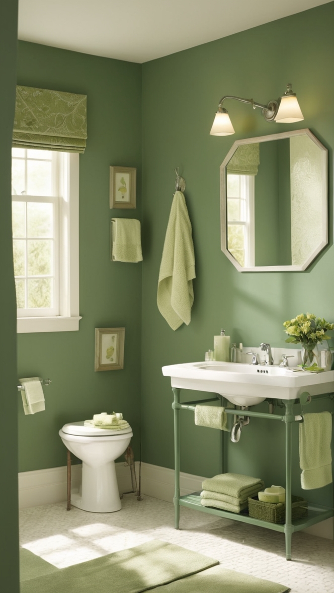 green bathroom decor,, emerald green bathroom, forest green bathroom tiles, sage green bathroom accessories, hunter green bath mat