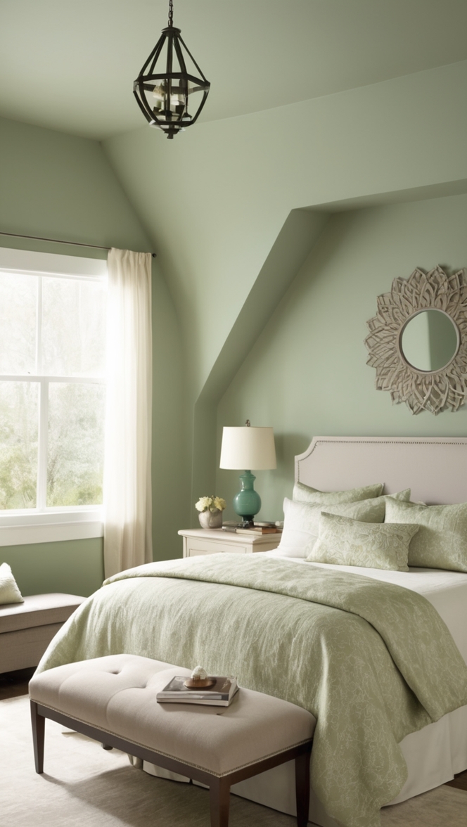 green bedroom decor, interior design green room, green bedroom ideas, dark green bedroom, green bedroom walls