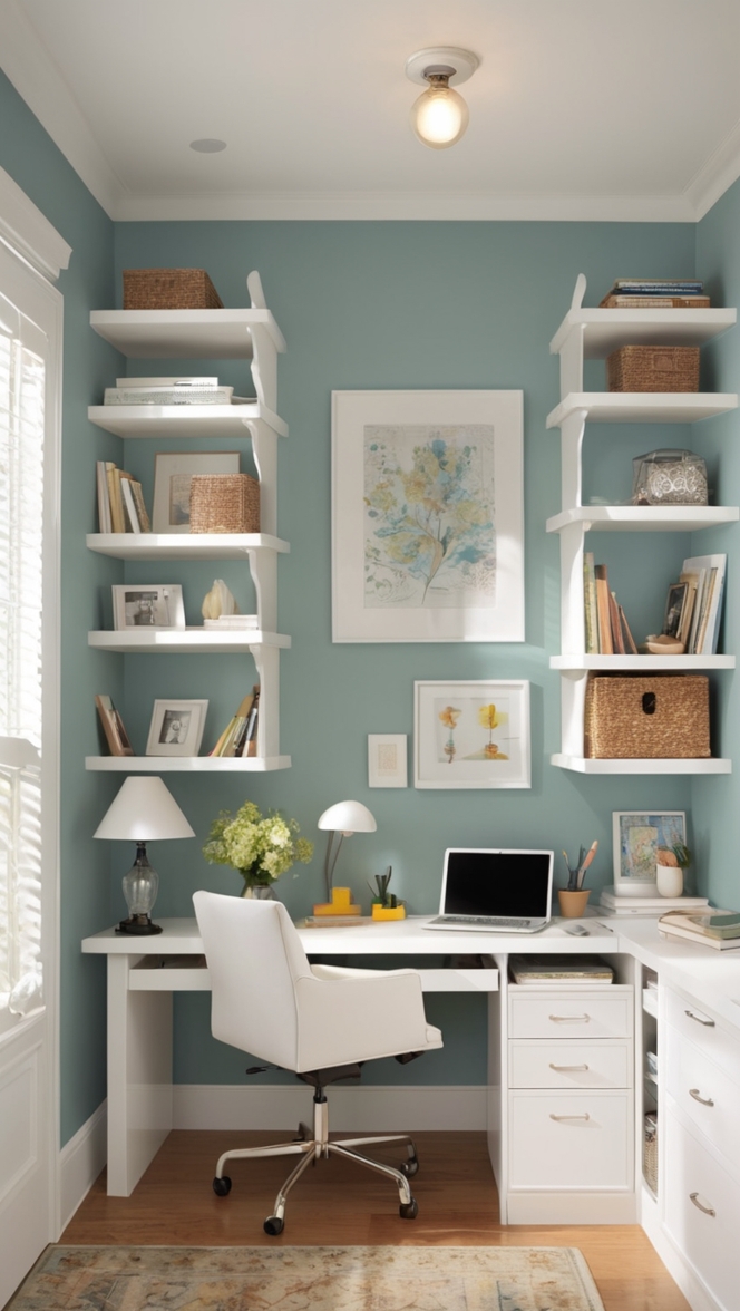 home office organization, office storage solutions, office organization ideas, small office storage, workspace organization