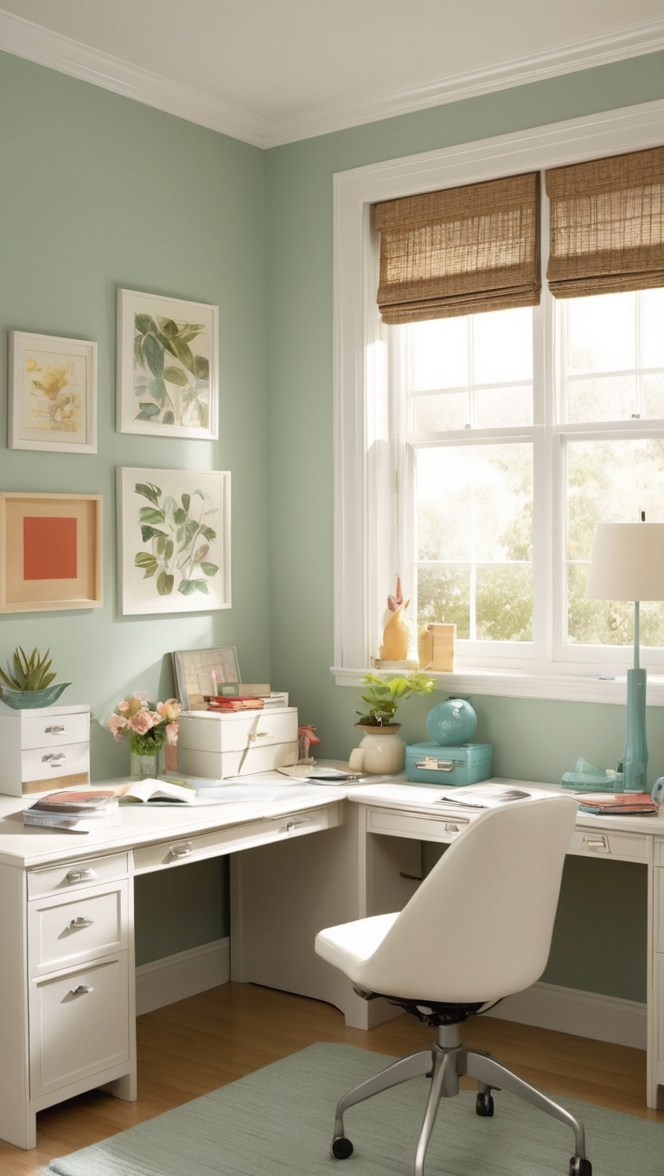 small business office ideas, home office workspace, spare room office design, cozy home office, efficient home office