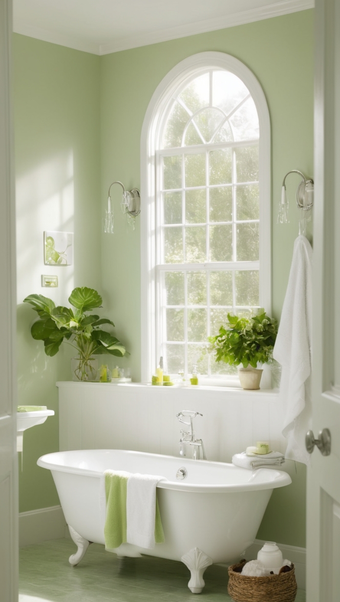 white bathroom vanity, bathroom renovation ideas, green bathroom decor, bathroom remodeling cost, modern bathroom design