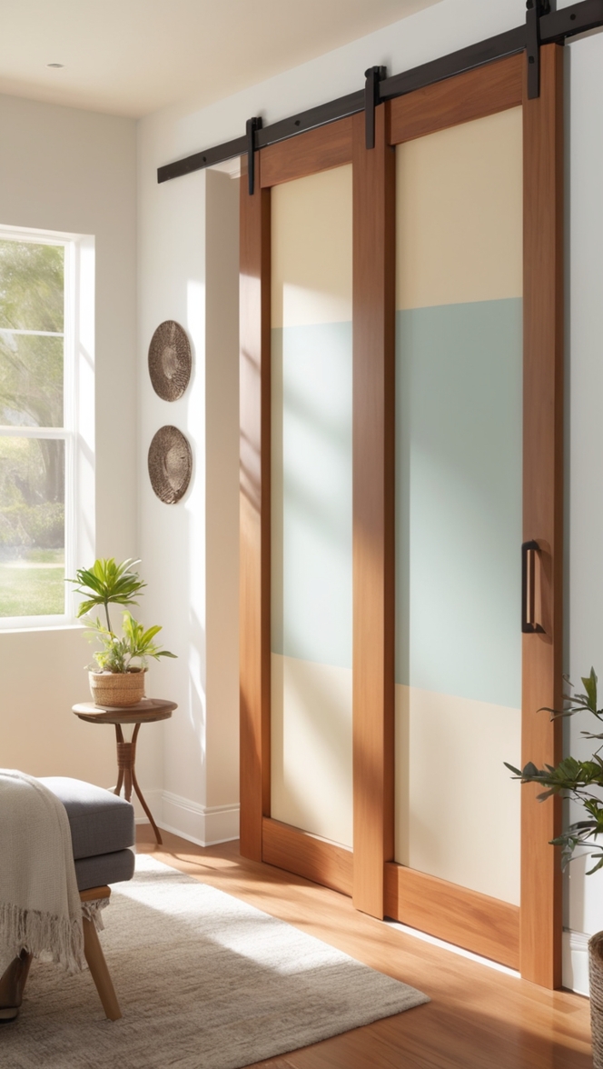 modern wooden sliding doors, contemporary sliding door designs, wooden barn door design, stylish interior sliding doors, custom wood sliding door