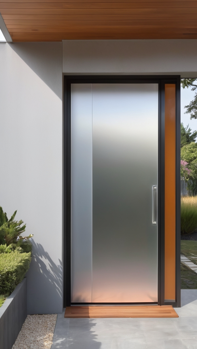 Benefits of an aluminum front door modern ?