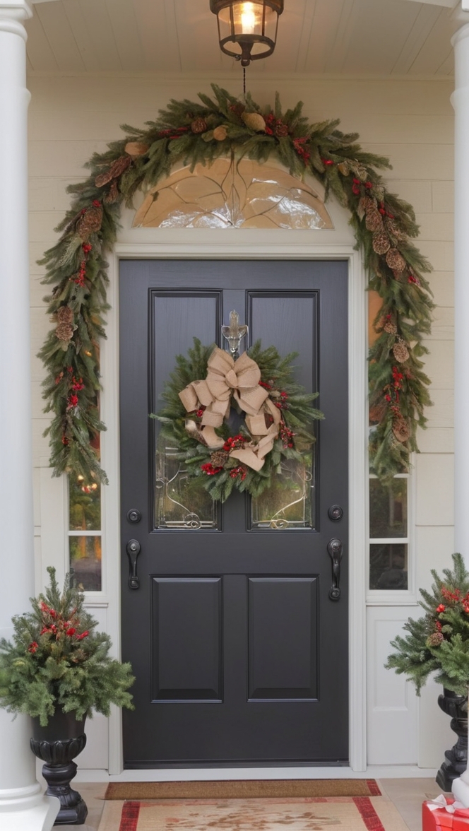 holiday wreaths, artificial wreaths, personalized wreaths, luxury wreaths, designer wreaths