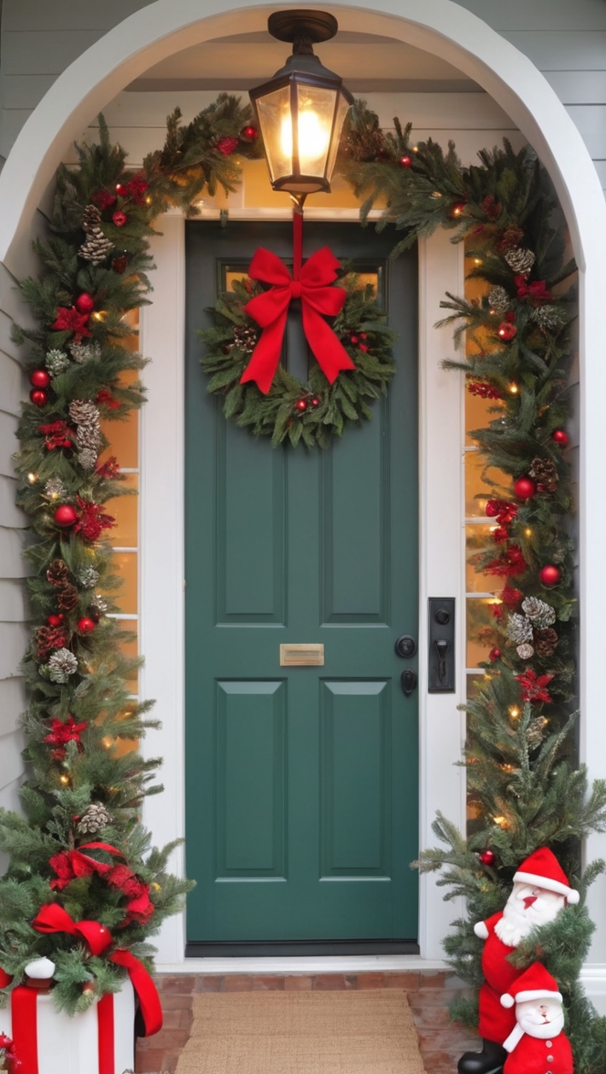 What are the best modern Christmas wreaths for front door? ?