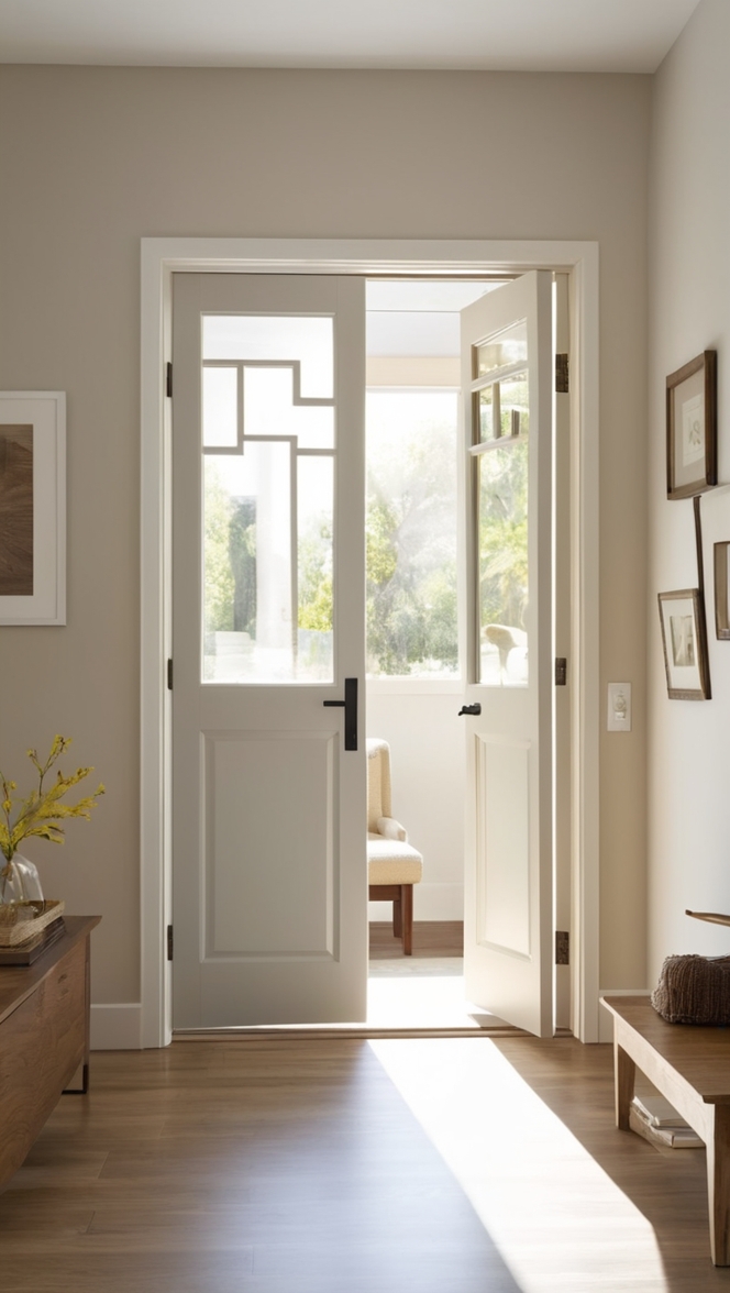 Some unique modern ideas for front double doors ?