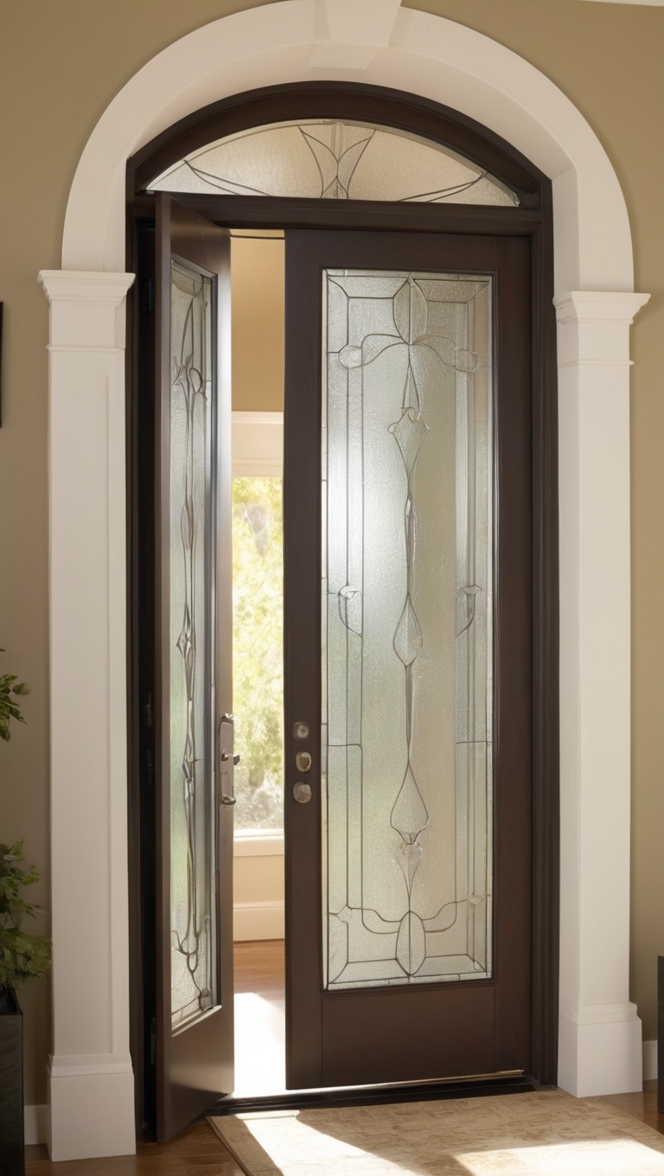 Benefits of a modern double front door ?