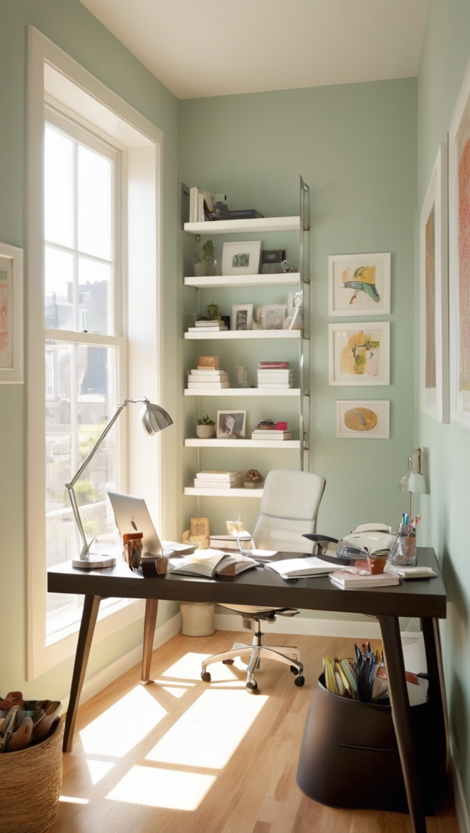 How can I design a modern small home office for optimal productivity? ?
