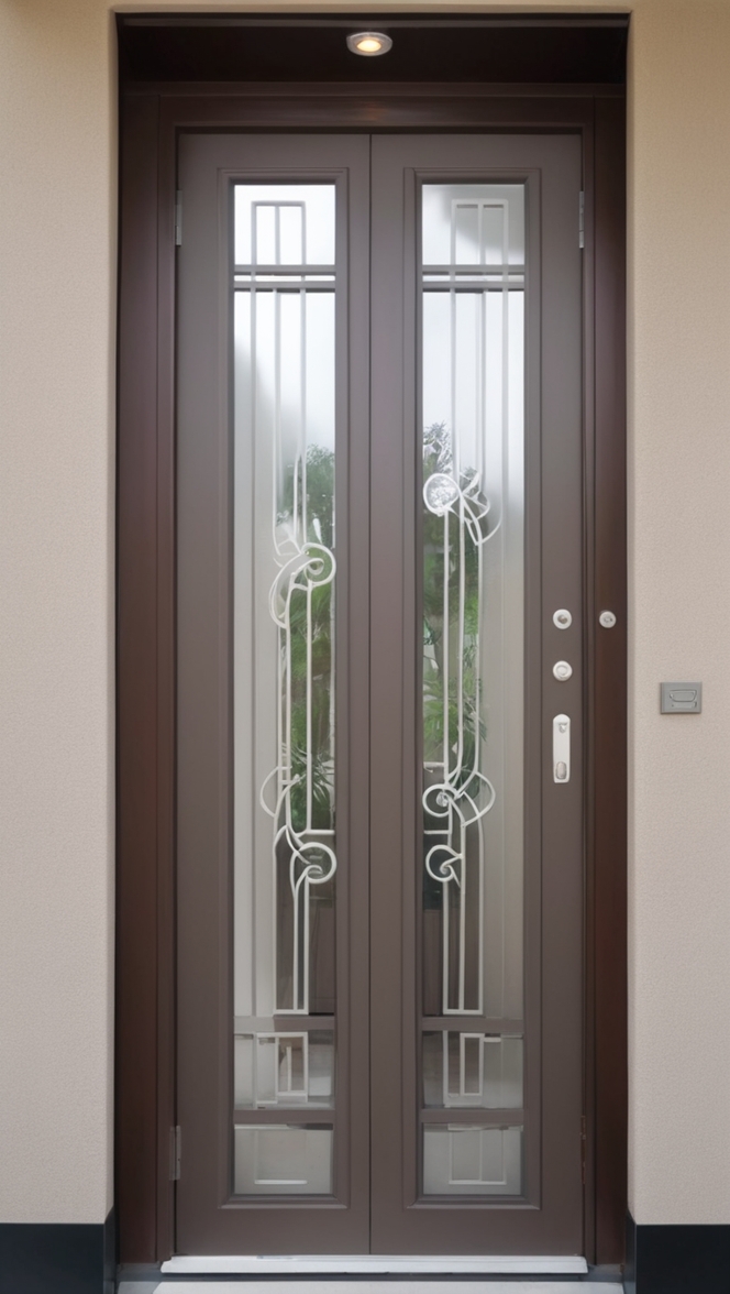 Benefits of a safety door design entrance grill ?