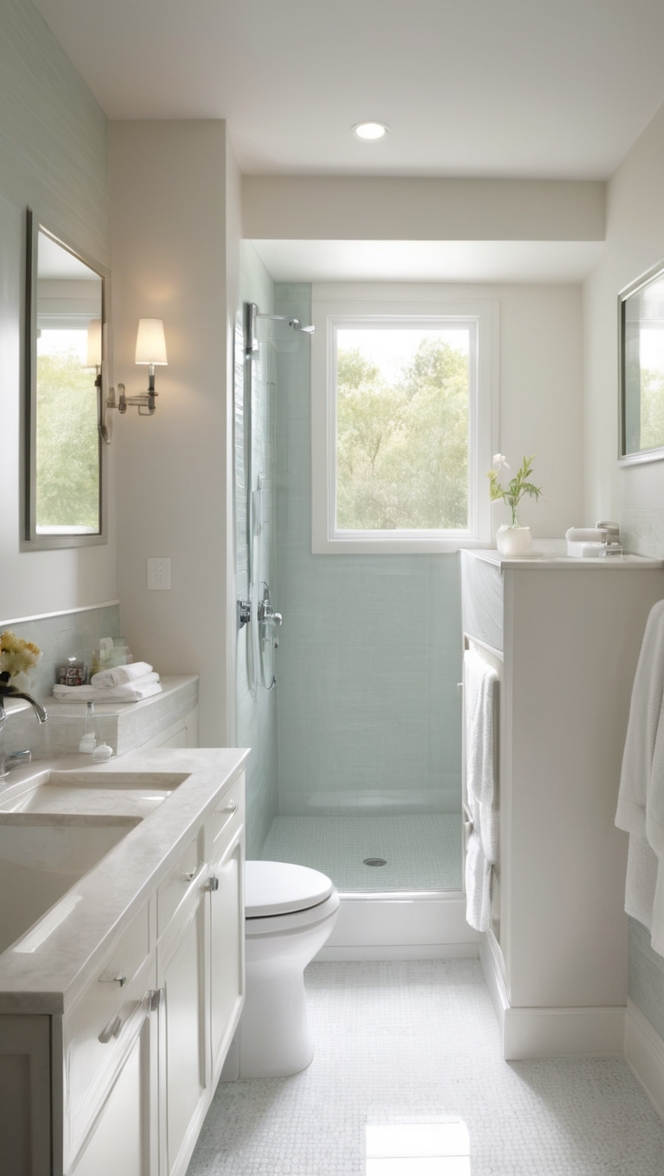 small bathroom remodel ideas, modern small bathroom design, contemporary bathroom ideas, small bathroom makeover, minimalist bathroom design